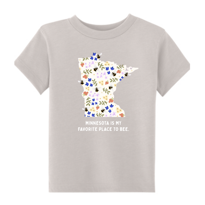 Favorite Place to Bee – Toddler T-Shirt (Beige)