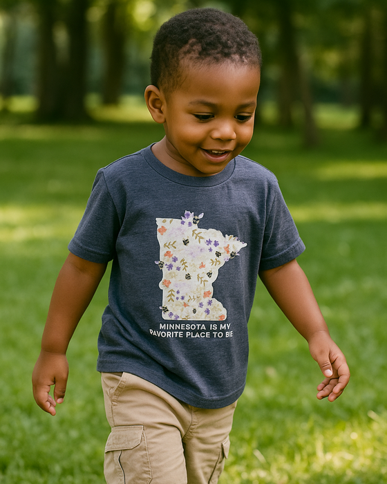 Favorite Place to Bee – Toddler T-Shirt (Navy)